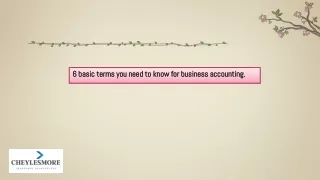 6 basic terms you need to know for business