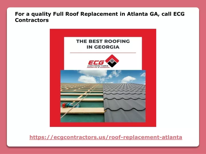 for a quality full roof replacement in atlanta