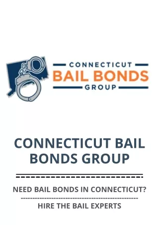 Connecticut Bail Bonds Group - Meriden