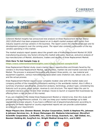 Knee Replacement Market