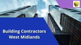 Building Contractors West Midlands