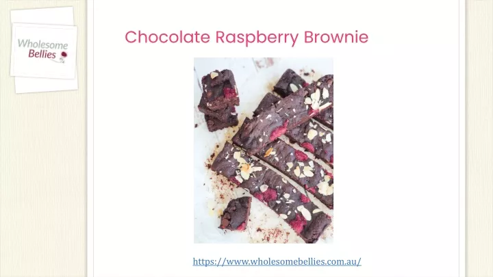 chocolate raspberry brownie