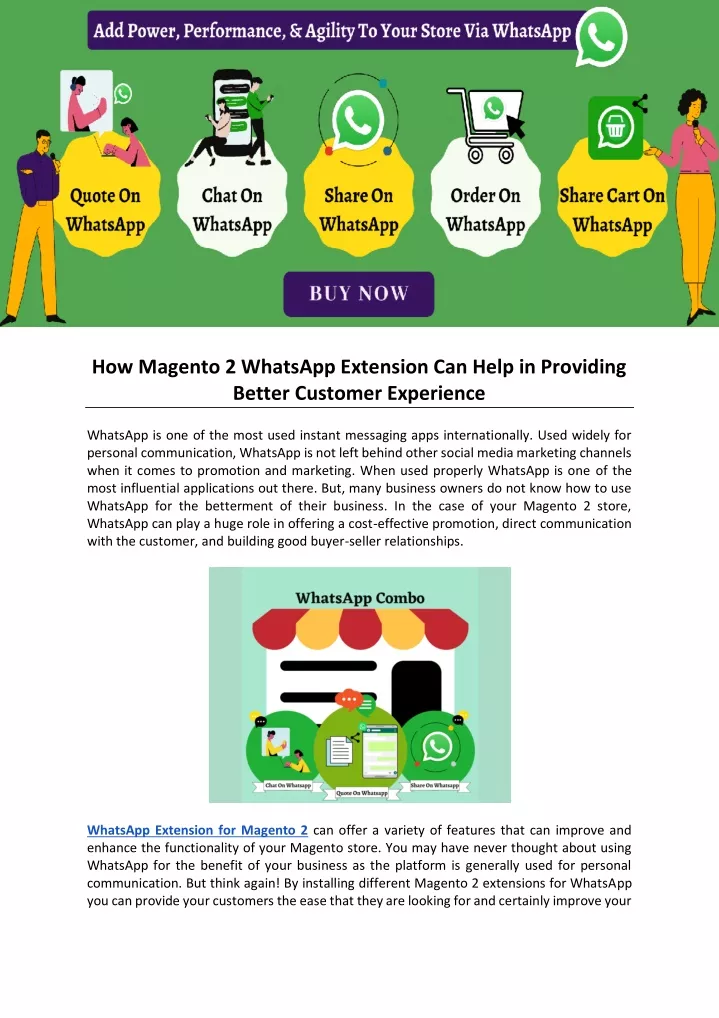 how magento 2 whatsapp extension can help