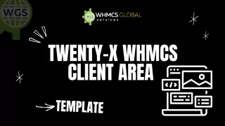 twenty x whmcs client area