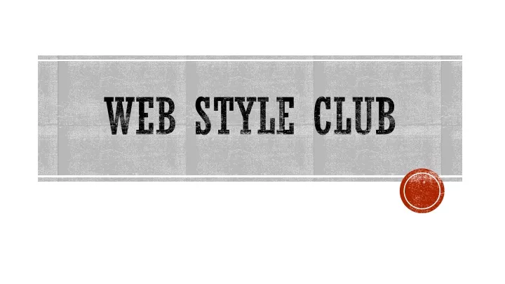 web style club