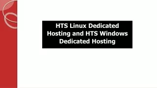 hts linux dedicated hosting and hts windows dedicated hosting