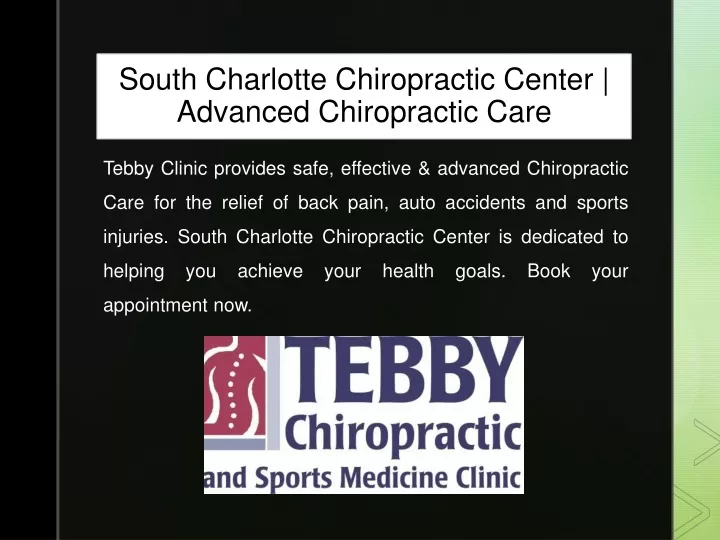 south charlotte chiropractic center advanced chiropractic care