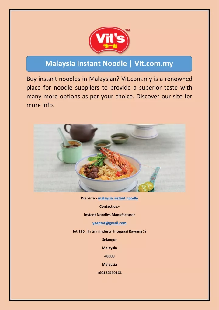 malaysia instant noodle vit com my