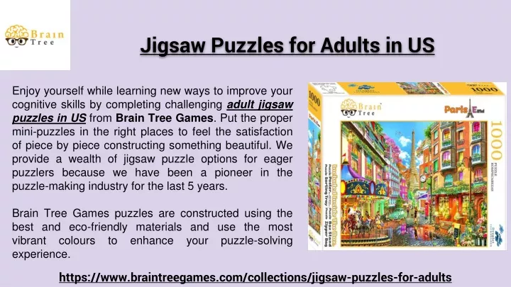 jigsaw puzzles for adults in us