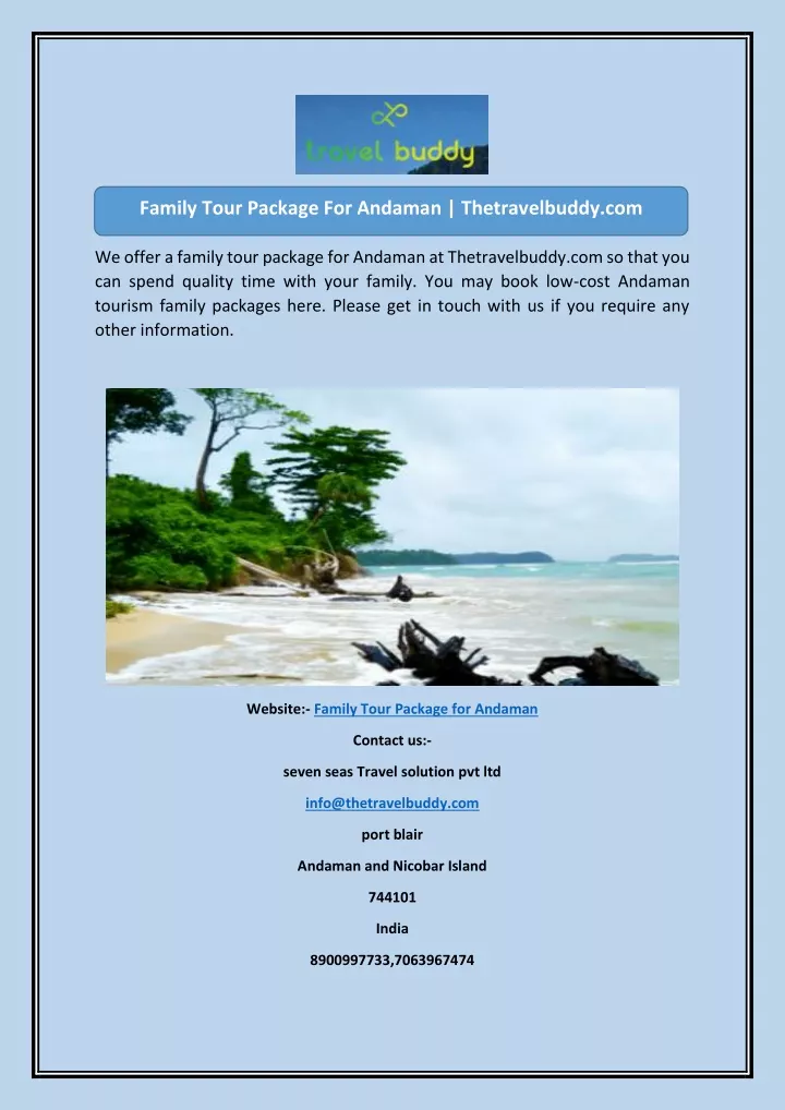 family tour package for andaman thetravelbuddy com