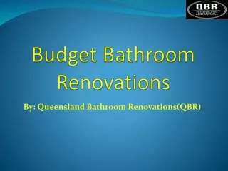 Find the Budget Bathroom Renovations in Australia