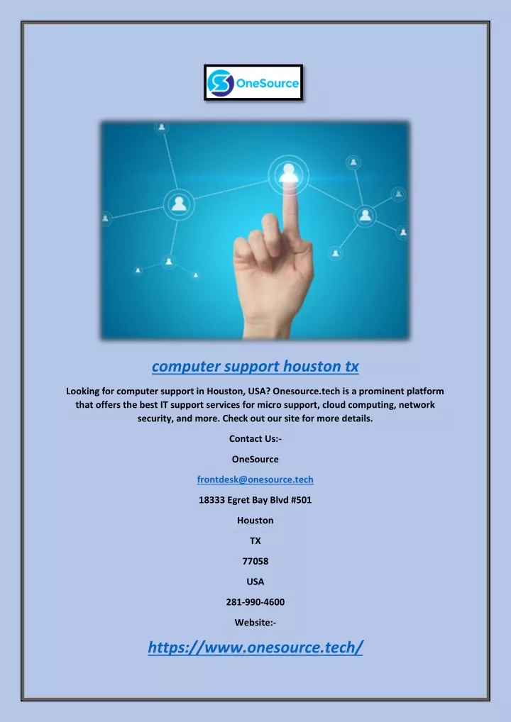 computer support houston tx