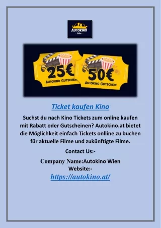 SKinokarte kaufen |autokino.at