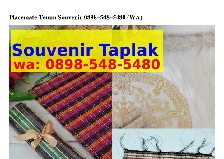 placemate tenun souvenir 0898 548 5480 wa