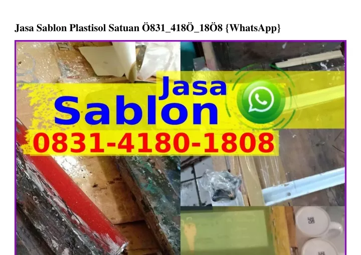 jasa sablon plastisol satuan 831 418 18 8 whatsapp