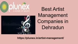 Best Artist Management Companies in Dehradun