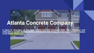 Concrete Contractor Atlanta