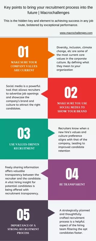 key points to bring your recruitment process into