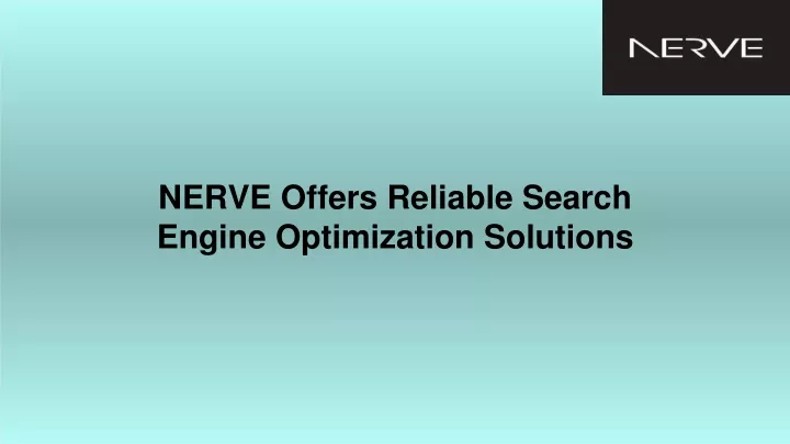 nerve offers reliable search engine optimization