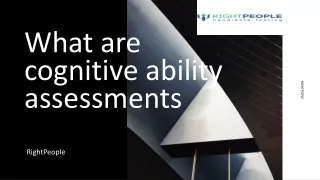what are cognitive ability assessments
