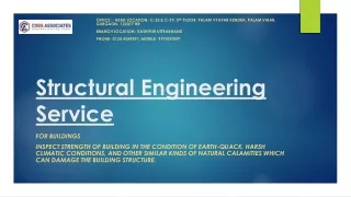 structural engineering service