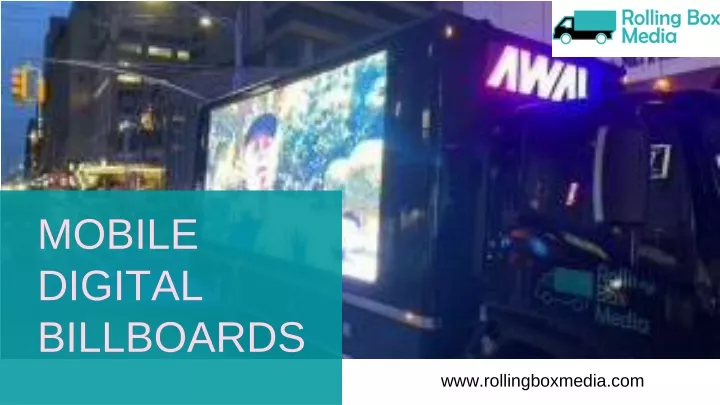 mobile digital billboards