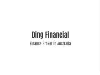 ding financial finance broker in australia