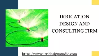 Best Irrigation Design & Consulting Services in Florida - Irri Design Studio