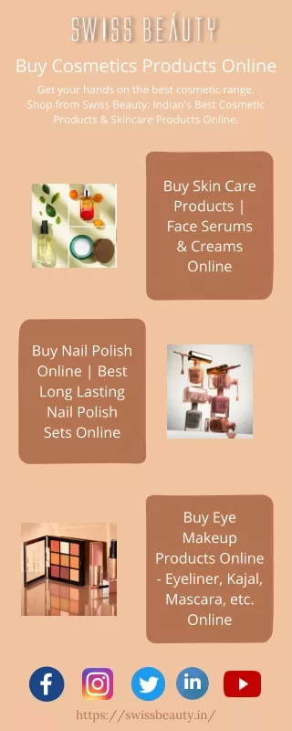 India Best Cosmetic Product  Swiss Beauty