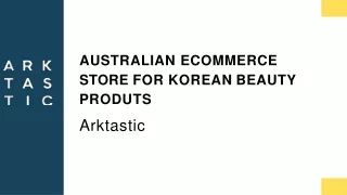 Australian Ecommerce Store For Korean Skincare Products
