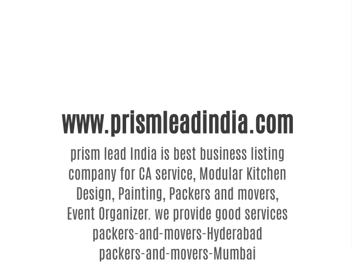 www prismleadindia com prism lead india is best