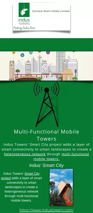 multi functional mobile towers indus towers smart