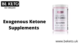 Exogenous Ketone Supplements