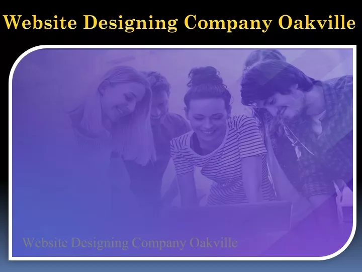 website designing company oakville