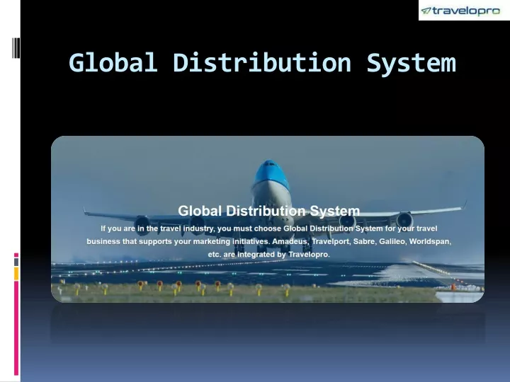 global distribution system