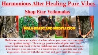 harmonious alter healing pure vibes