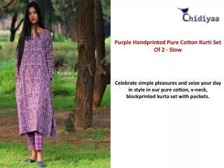 Cotton kurta for women