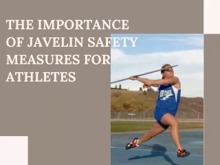 Javelin Safety Measures are Important For Athletes