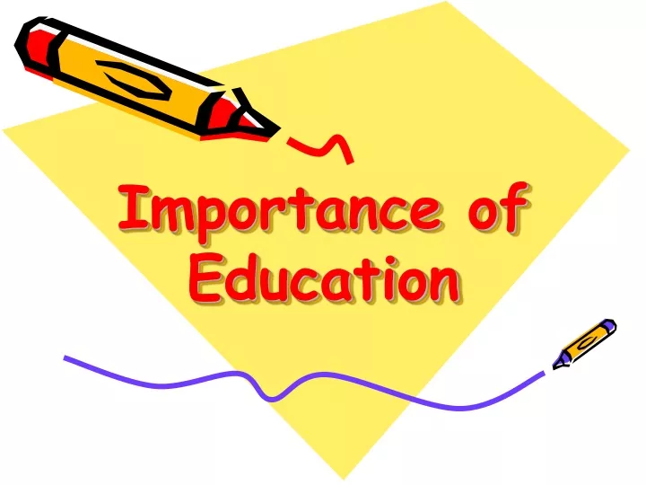 importance of education