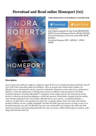 Download and Read online Homeport [txt]