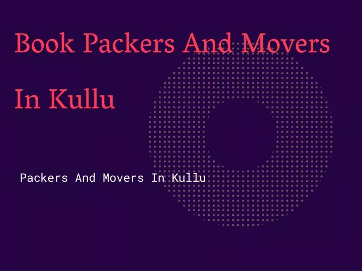 book packers and movers in kullu