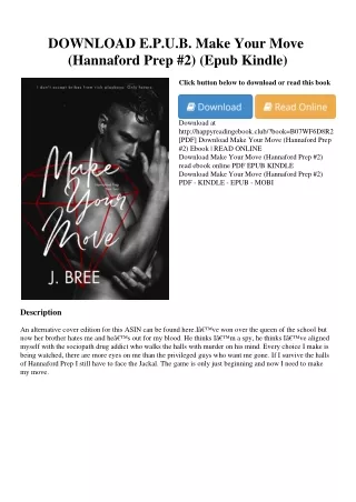 DOWNLOAD E.P.U.B. Make Your Move (Hannaford Prep #2) (Epub Kindle)