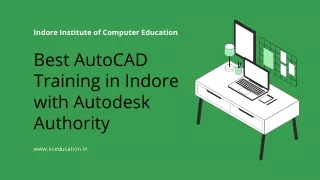 Best AutoCAD Training in Indore with Autodesk Authority