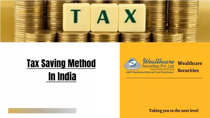 tax saving method in india