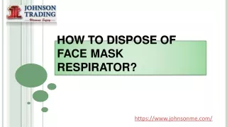 how to dispose of face mask respirator