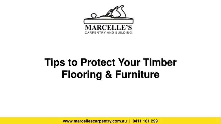 tips to protect your timber flooring furniture