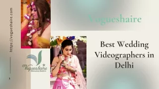 Best Wedding Cinematographers in India