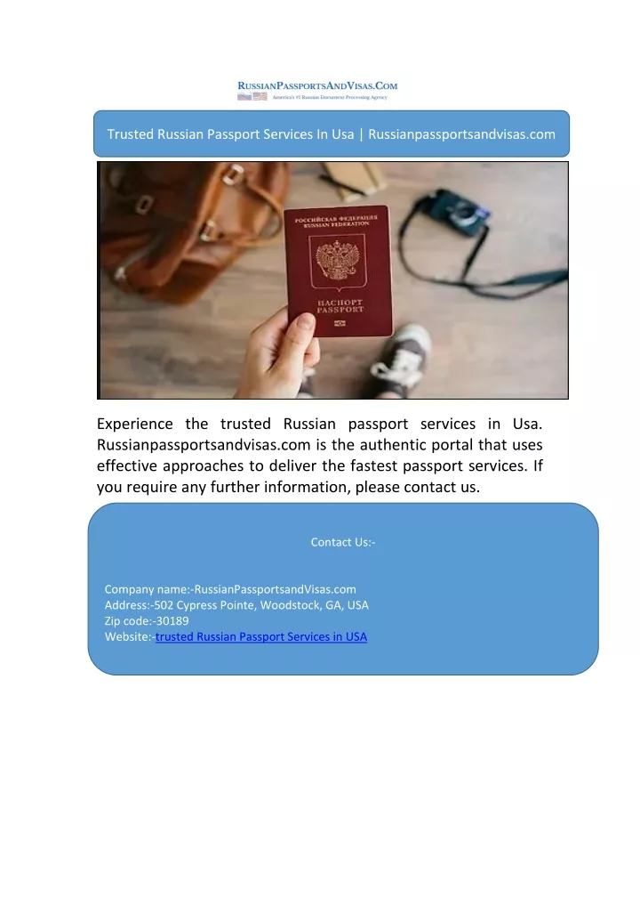 trusted russian passport services