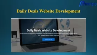 daily deals website development