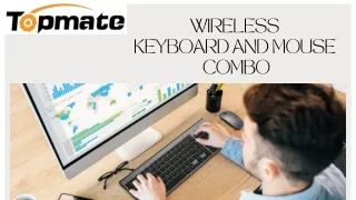 Topmate Wireless Keyboard and Mouse Combo